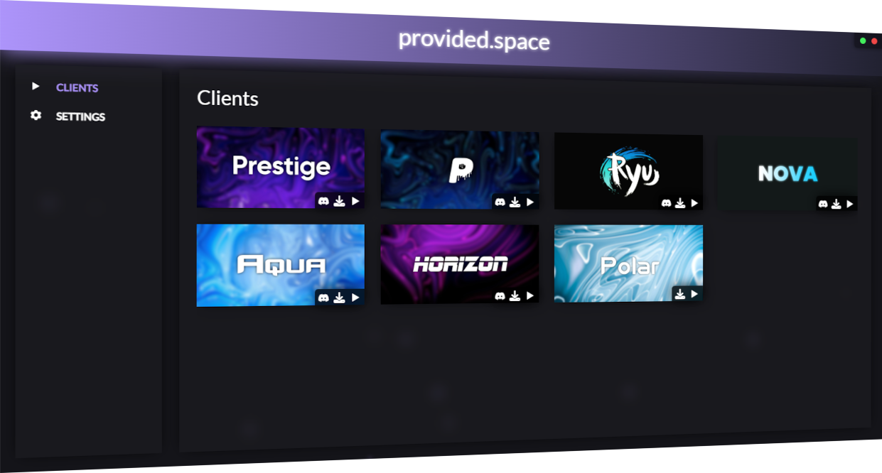Provided Launcher